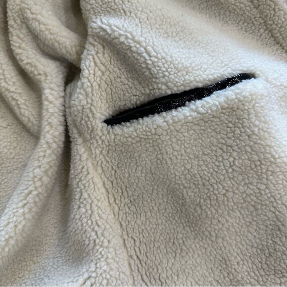 Jonathan Simkhai Vegan Leather Sherpa Aviator Bomber Jacket Women’s XS Black - Picture 12 of 16